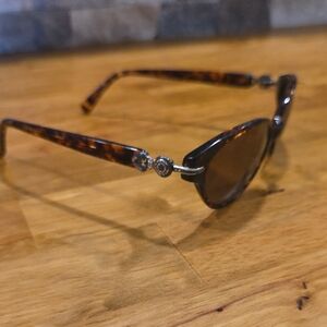 Brighton Tortoise Sunglasses with Silver Details
